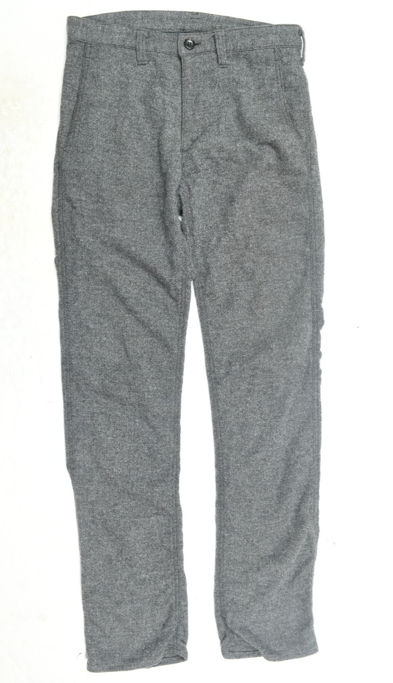 Issey Miyake Trousers Pants Mens Size 2 Gray Wool Blend Straight Leg Slim Japan
